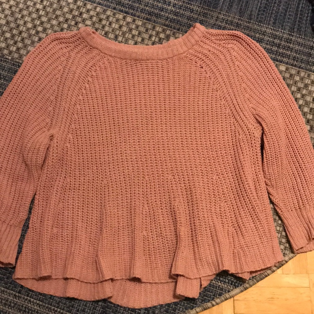 Size L beautiful pink Madewell sweater!